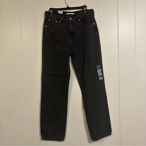 NWT Levi’s Low Pro straight leg black jeans 28